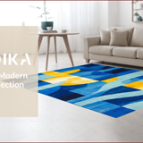 Lively Geometric Art Expression(Blue)