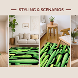 Whimsical Nature Inspired Bath Decor(Green)