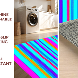 Charming Colorful Geometric Delight(Blue)