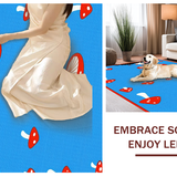 Charming Whimsical Shaggy Decor(Blue)