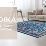 Elegant Multicolor Coastal Motif(Blue)