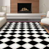 Artistic Retro Inspired Geometric Layout(Black)