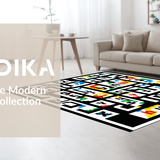 Elegant Minimalist White Alphabet Arrangement(Red)