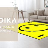 Ultra Soft Area Rug, Non Slip, Stain Resistant, Washable Area Rugs for Living Room, Bedroom, Striking Modern Youthful Expression(Yellow)