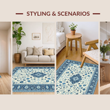 Elegant Earthy Medallion(White)