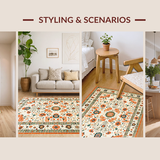 Neutral Earthy Botanical Motif(Beige)