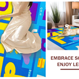 Colorful Numbers and Shapes Arrangement(Blue)