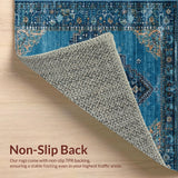 Elegant Vintage Inspired Geometric Style(Blue)