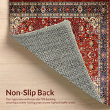 Luxe Earthy Hues with Medallion(Red)