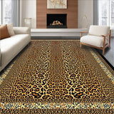 Ultra Soft Area Rug, Non Slip, Stain Resistant, Washable Area Rugs for Living Room, Bedroom, Luxurious Soft Textured Pattern(Brown)