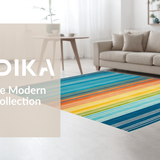 Eclectic Rainbow Geometric Fusion(Blue)