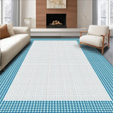 Ivory Abstract Patterned Delight(Blue)