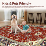 Sophisticated Warm Color Trellis(Red)