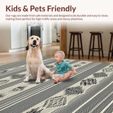 Geometric Monochrome Diamond Motif(Gray)