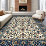 Contemporary Distressed Geometric Fusion(Beige)