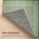 Ultra Soft Area Rug, Non Slip, Stain Resistant, Washable Area Rugs for Living Room, Bedroom, Chic Organic Textured Aesthetic(Gray)