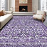 Ultra Soft Area Rug, Non Slip, Stain Resistant, Washable Area Rugs for Living Room, Bedroom, Artistic Rich Purple Comfort(Purple)