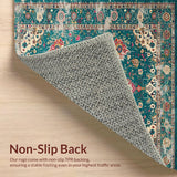 Vibrant Teal Geometric Accents(Blue)