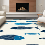 Contemporary Bright Color Splash(Blue)