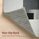 Elegant Geometric Light Grey Accent(Gray)