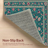 Chic Wineberry Abstract Design(Green)