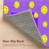 Eclectic Playful Smiling Motif(Purple)
