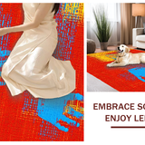 Playful Colorful Handprint Aesthetic(Red)