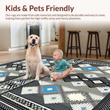 Elegant Tribal Tasseled Geometric Design(Gray)