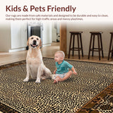 Chic Whimsical Leopard Patterned Accent(Beige)