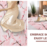 Ultra Soft Area Rug, Non Slip, Stain Resistant, Washable Area Rugs for Living Room, Bedroom, Charming Pink Floral Medallion(Pink)