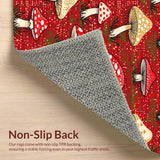 Colorful Mushroom Print with Cheer(Red)