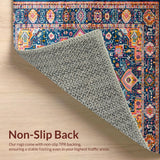 Colorful Retro Floral(Blue)