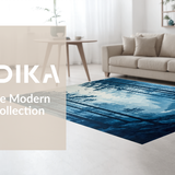 Lush Tree Silhouette Design(Blue)