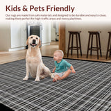 Elegant Black and White Trellis(Black)