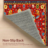 Elegant Tropical Colorful Design(Red)
