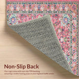 Whimsical Pink Green Tiled Design(Pink)