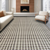 Ultra Soft Area Rug, Non Slip, Stain Resistant, Washable Area Rugs for Living Room, Bedroom, Chic Vintage Ogee Design(Beige)