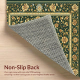 Luxurious Gold Accented Tiled Motif(Green)