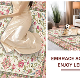 Graceful Floral Twirl Aesthetic(Ivory)