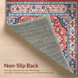 Elegant Coral Blue Abstract Blend(Red)