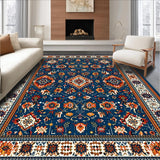 Colorful Distressed Trellis Design(Blue)