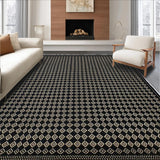 Sophisticated Abstract Trellis Design(Black)