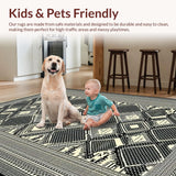 Elegant Earthy Toned Lattice(Black)