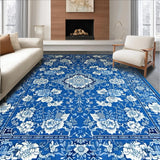 Stylish Abstract Ogee Patterned(Blue)