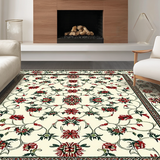 Vibrant Botanical Green Elegance(Ivory)