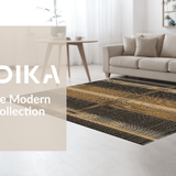 Ultra Soft Area Rug, Non Slip, Stain Resistant, Washable Area Rugs for Living Room, Bedroom, Vibrant Rural Inspired Look(Beige)