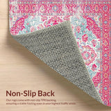 Chic Pink Geometric Motif(White)