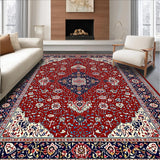 Chic Lattice Floral Composition(Red)