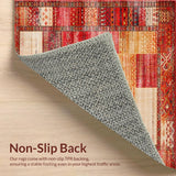 Artistic Trellis in Bold Hues(Red)