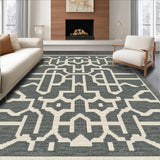 Chic Geometric Trellis Aesthetic(Gray)